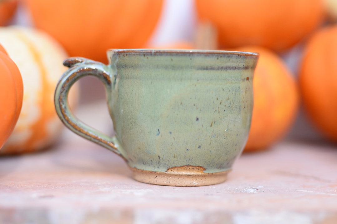 7oz Mountain Green Mug Espresso Latte Mug Green Tea Mug Matcha Etsy