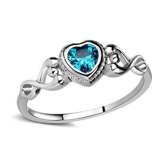 Little Girls Sterling Silver Baby Ring Twisted Silver Rope Etsy