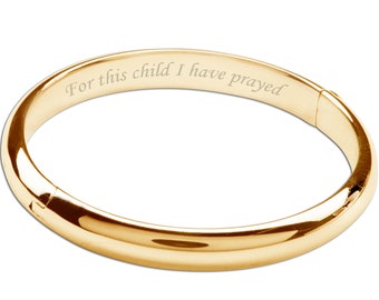 gold plated baby bangles