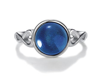 Sterling Silver Mood Ring Changes Colors Indicating Your Mood, Little Girls, Child, Kids, Teenagers, Women, Fun Jewelry Showing Your Mood