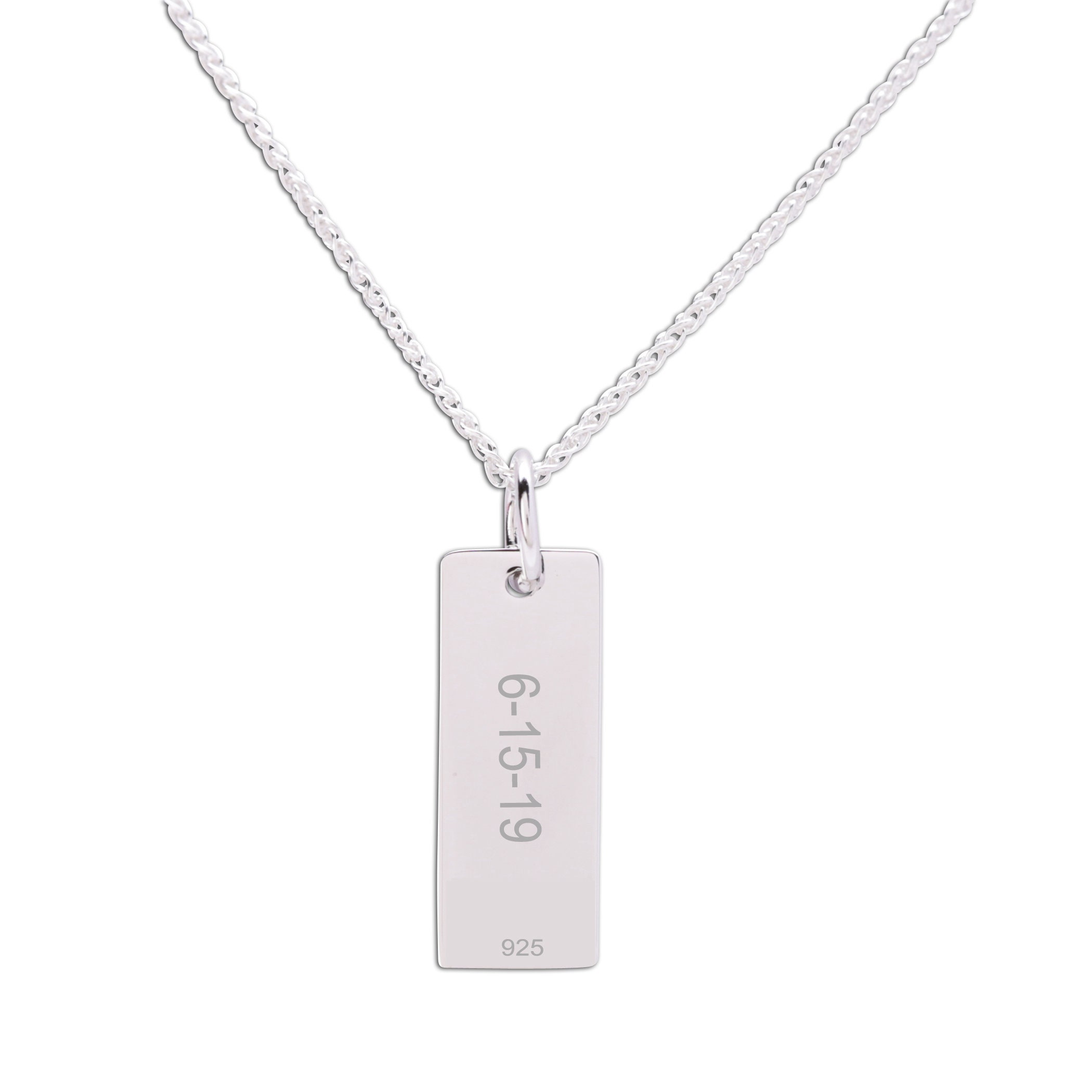 Collana con croce incisa in argento sterling personalizzata GRATUITA con cuore in zirconia cubica e pietra portafortuna per bambine, regalo per la prima comunione o la cresima - Italia