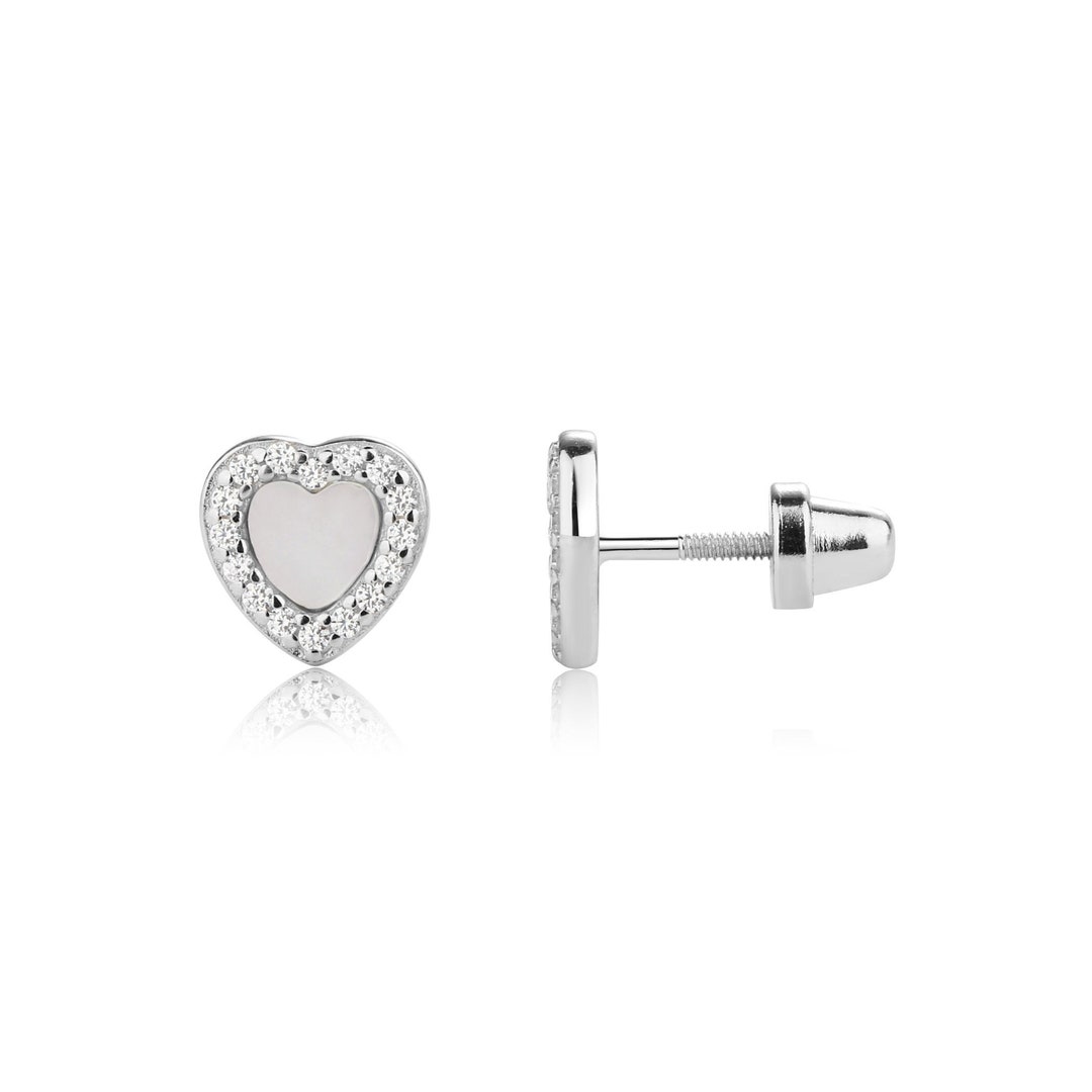 Sterling Silver or 14K Gold-plated Screw Backs replacements, Includes a  Pair of Silicone Backs, Cherished Moments Replacement Earring Back 