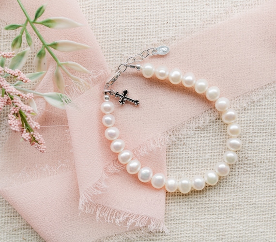 Girls cross bracelet best sale