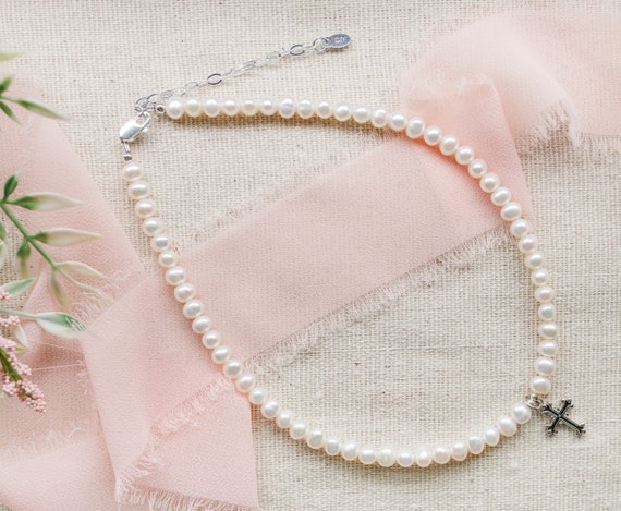 Catholic children's cross necklace new arrivals