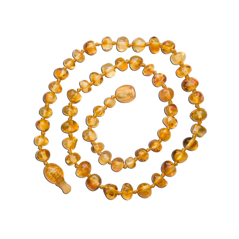 Genuine amber teething necklace Clearance