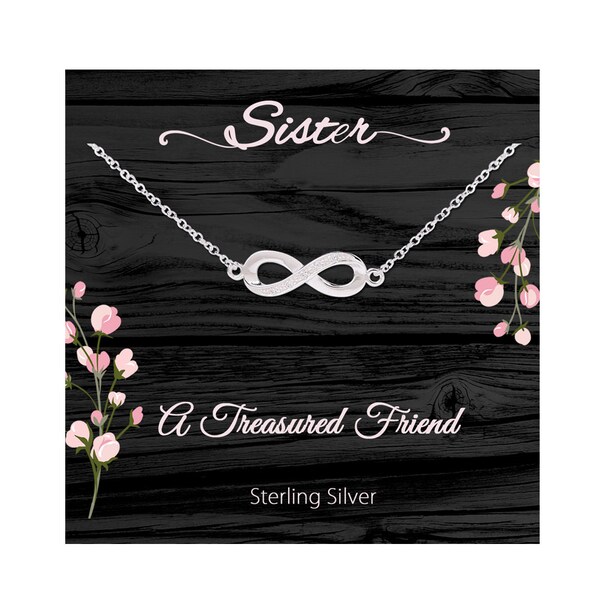 Sister Necklaces and Bracelets, 925 Sterling Silver Meaningful Jewelry for Sisters, Soul Sisters, Step Sisters, Birthday, Graduation