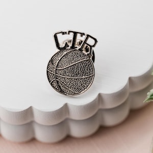 Épinglette de cravate ou épinglette de basket-ball CTR « Choisissez le bon » Cadeau de baptême LDS pour les missionnaires ou les groupes de jeunes gens
