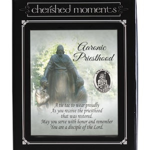 LDS Aaronic Priesthood Ordination Gift with Stripling Warrior Tie Pin or Lapel Pin