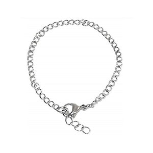 Sterling Silver Charm Bracelet for Adding and Collecting Charms for Little Girls, Teens, or Women, Design a Bracelet, Adjustable