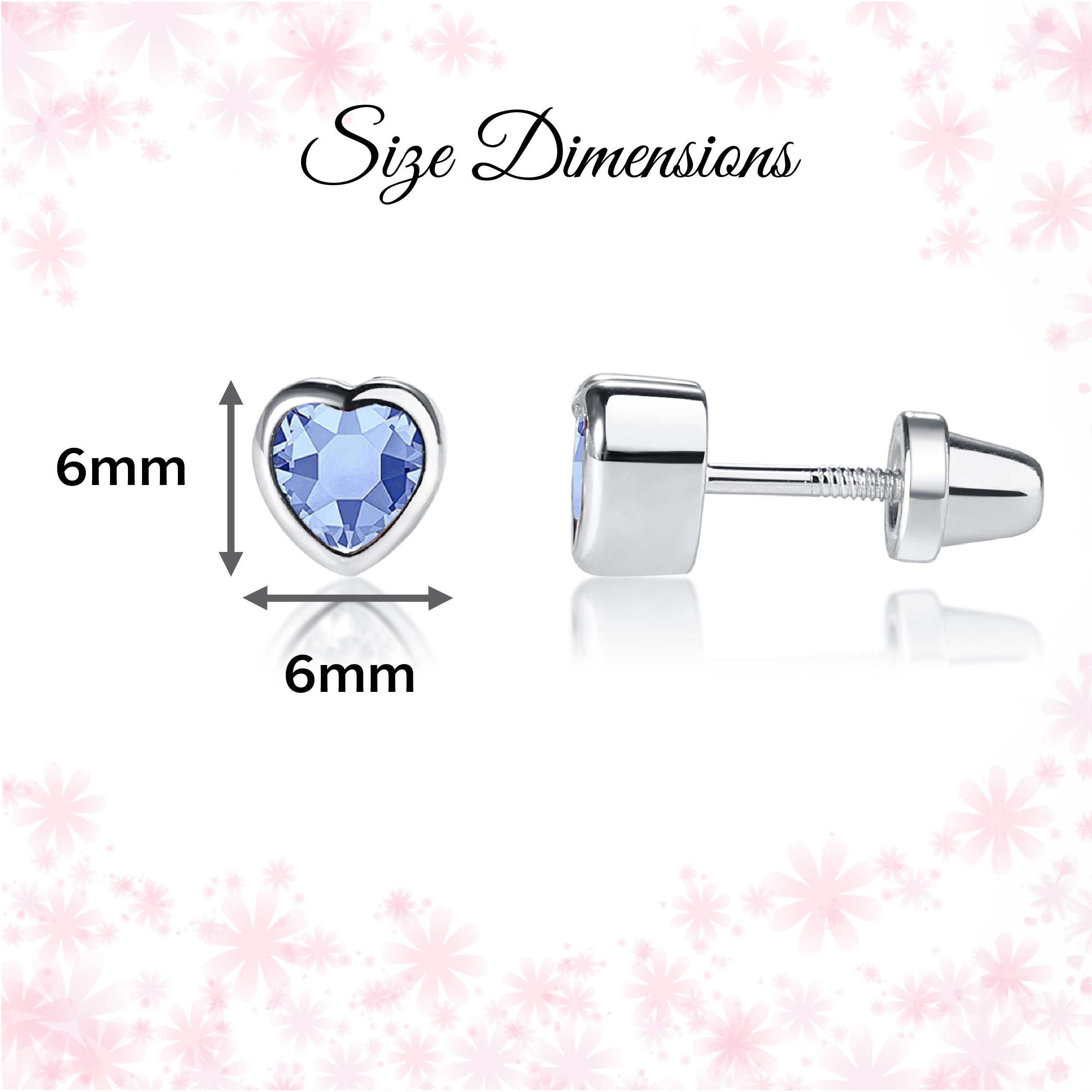 In Season Jewelry Classic Polished Heart Earrings - Silver - Foto 10