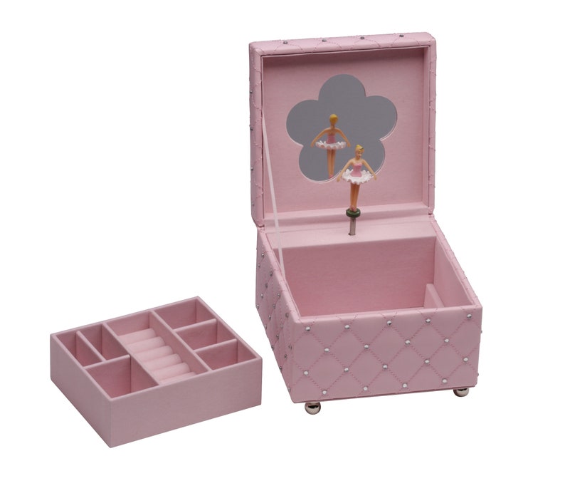 Little Girls Luxury Pink Music Jewelry Box with Ballerina Etsy