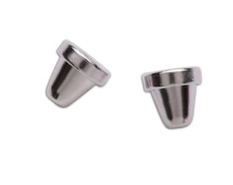 Sterling Silver or 14K Gold-Plated Screw Backs (replacements), Includes a Pair of Silicone Backs, Cherished Moments Replacement Earring Back