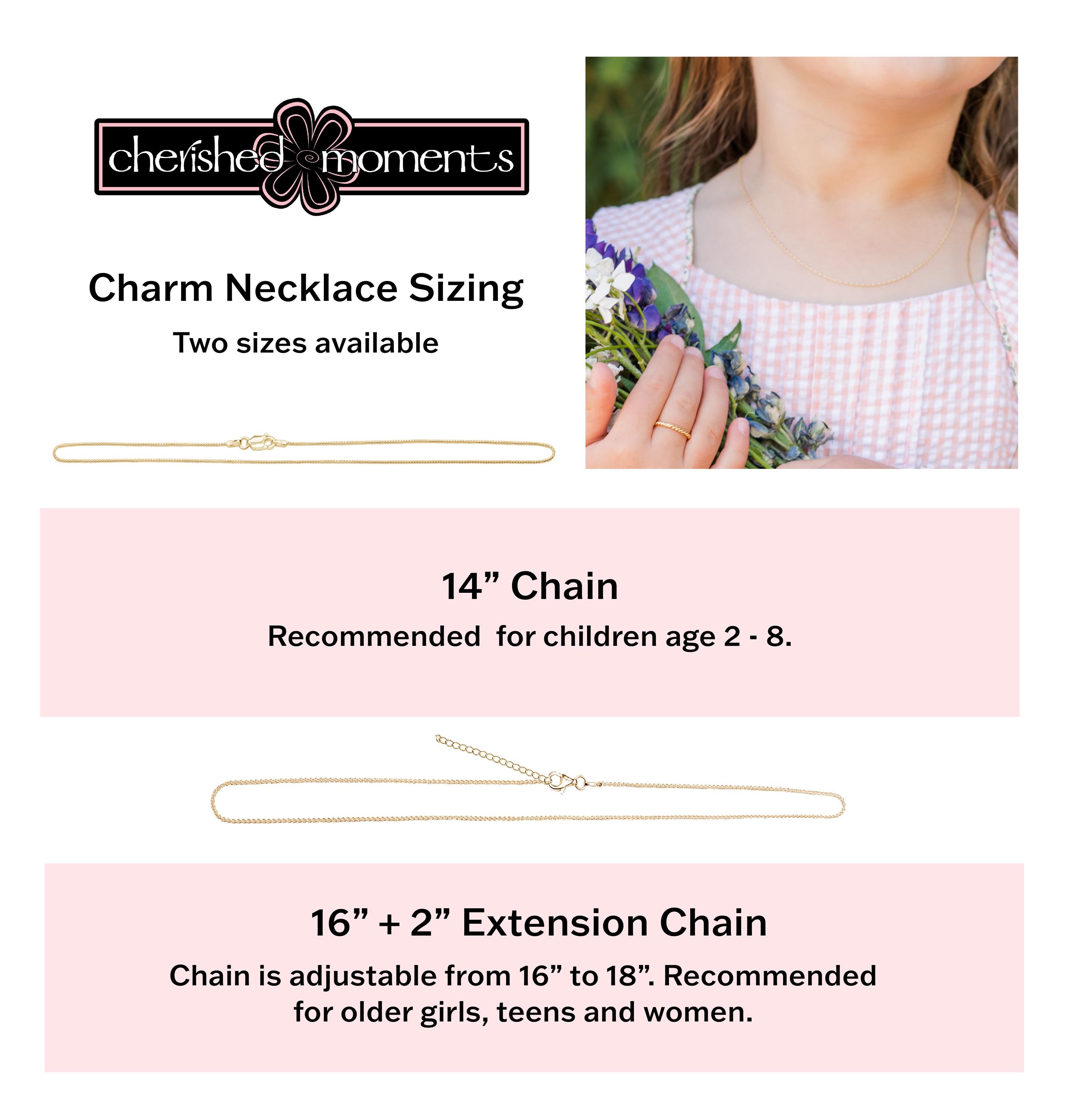 Girls 14K Gold-Plated Pink Ballet Slipper Necklace for Kids