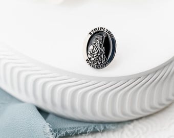 Corbata o prendedor de solapa de guerrero joven para regalo de hombres jóvenes o misioneros mormones. Guerrero por Cristo