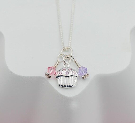 Cupcake Charm Sterling Silver Cupcake Charm Sterling Silver