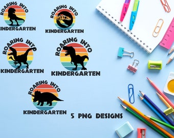 Back to school shirt, kindergarten , dinosaur shirt, kindergarten dinosaur shirt, boys shirt, T-rex shirt, triceritops shirt, Raptor shirt