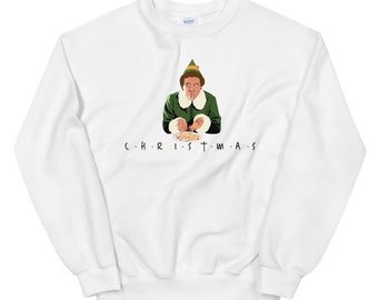 Buddy the elf christmas sweater, funny christmas sweater, christmas sweater, unisex christmas sweater