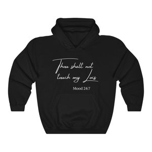 Locd hoodie, hoodie voor locs, trui van natuurlijk haar, locd trui, unisex hoodie, hoodie voor dames