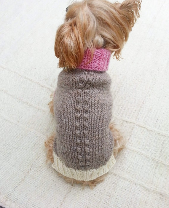 merino wool dog sweater