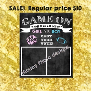 SALE-Gender Reveal Poster (Digital Poster)