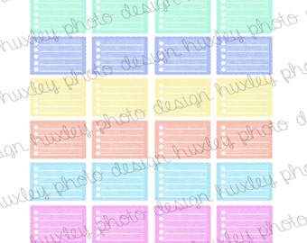May include: A set of 12 pastel colored notepads with rounded corners and dotted edges. Each notepad has a different color: pink, green, blue, yellow, orange, light blue, purple, light pink, peach, and light blue. The notepads are perfect for writing down notes, lists, or reminders.