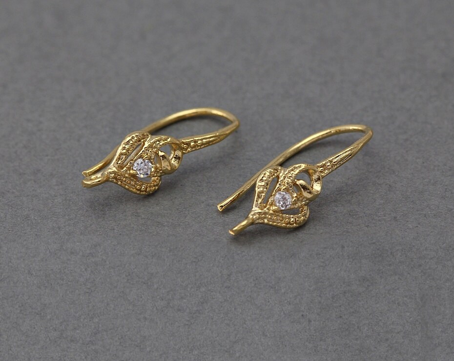 Hook Earring . Earring Component .wedding Bridal Jewelry . Etsy