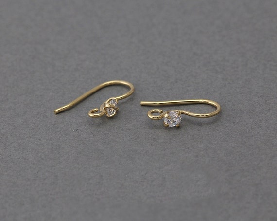 Hook Earring . Earring Component .wedding Bridal Jewelry . | Etsy