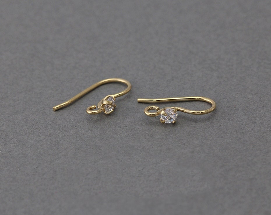 Hook Earring . Earring Component .wedding Bridal Jewelry . | Etsy