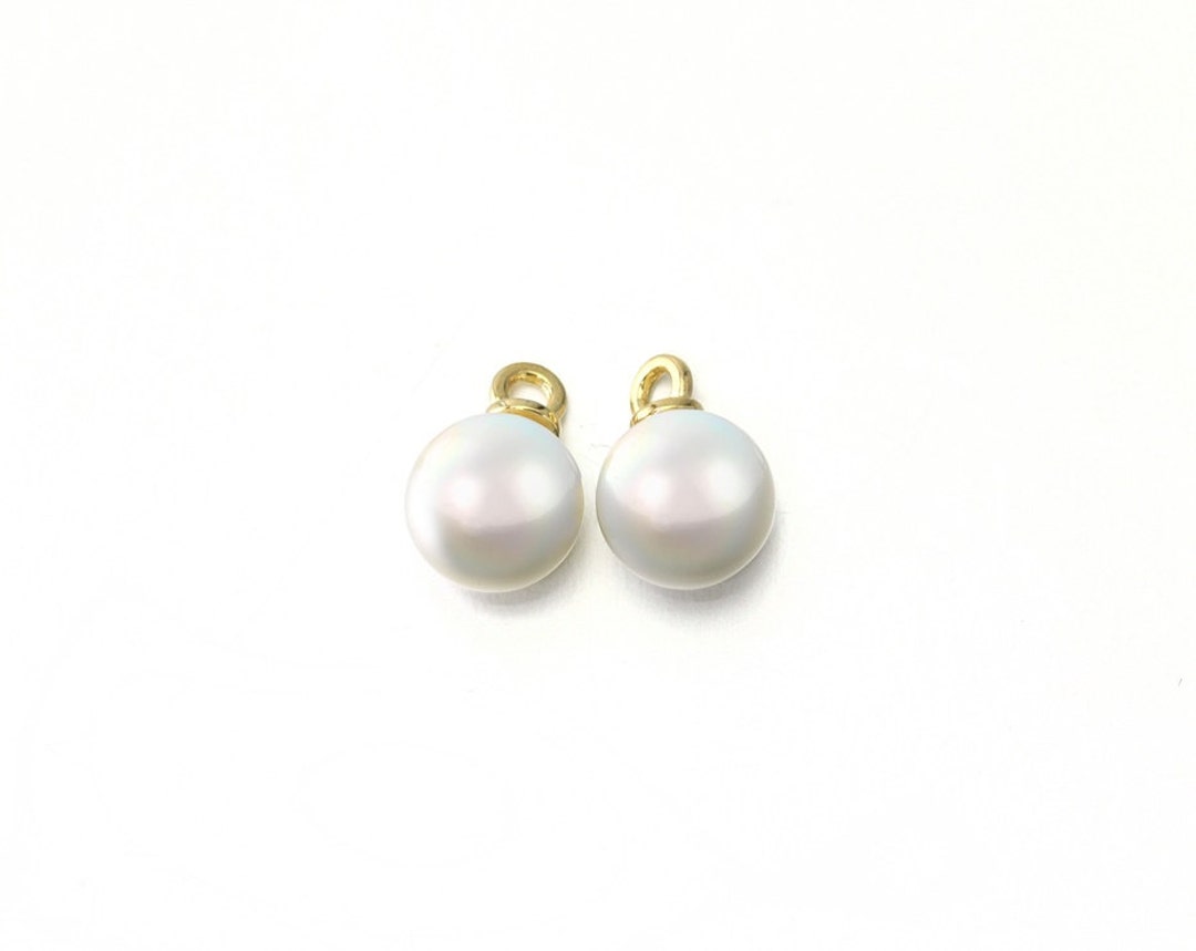 8mm Round Pearl Pendant . Wedding Jewelry Bridal Jewelry . - Etsy