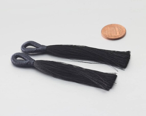 40% SALE Schwarze Quaste aus Schmuck Bastelbedarf