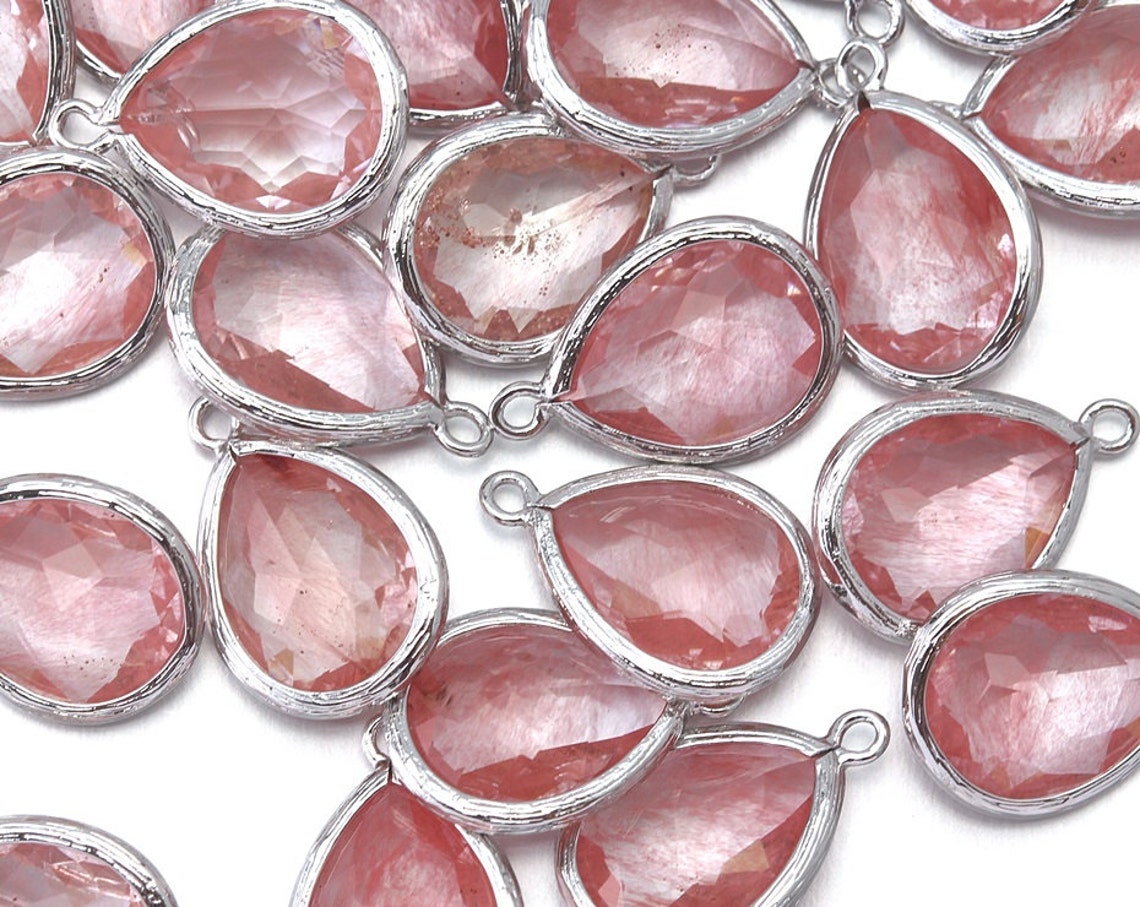 50 Base Ciondoli Con Vetro Cupola 25mm - Per Foto E Gioielli Fai Da Te - Foto 10