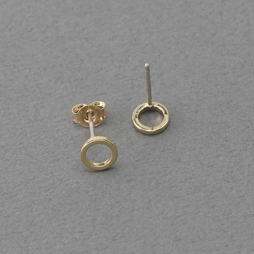 Flower Post Earring . Earring Component . 925 Sterling Silver Etsy