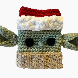 Grogu Gift Card Holder Crochet PATTERN (Not actual item)