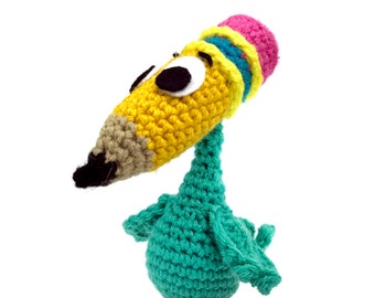 Alice in Wonderland's Pencil Bird Crochet PATTERN (Not actual item)