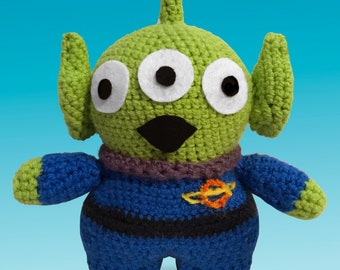 Toy Story Alien Crochet PATTERN (Not actual item)