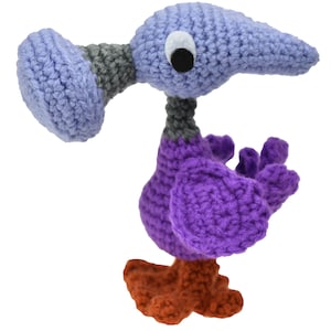 Alice in Wonderland's Hammer Bird Crochet PATTERN (Not actual item)
