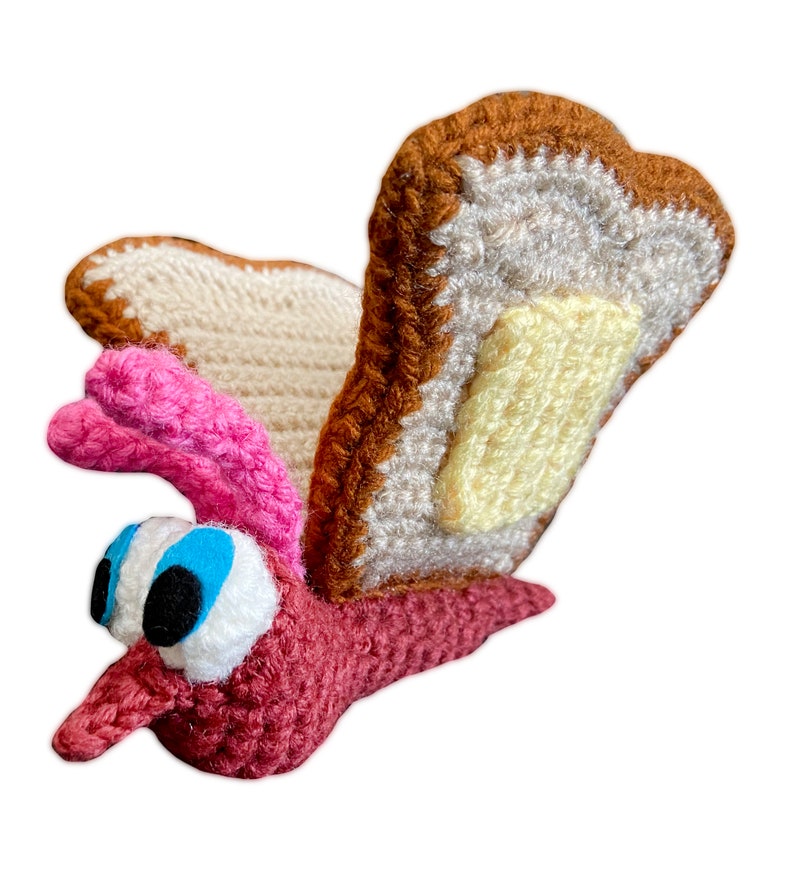 Alice in Wonderland's Bread & ButterFly Crochet PATTERN Not actual item image 1