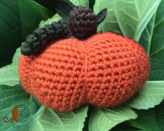 Pumpkin Crochet PATTERN (Not actual item)