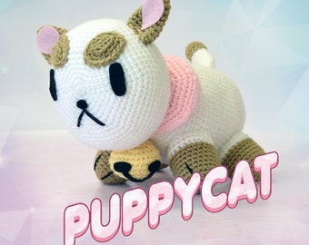 PuppyCat Crochet PATTERN (Not actual item)