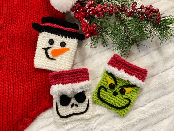 The Grinch Gift Card Holder Crochet PATTERN (Not actual item)