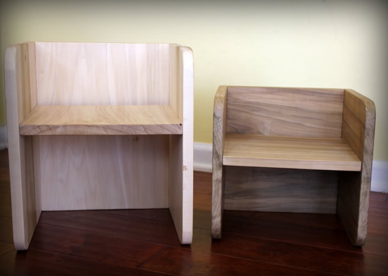 Montessori Cube Chair Set 1 large 1 small