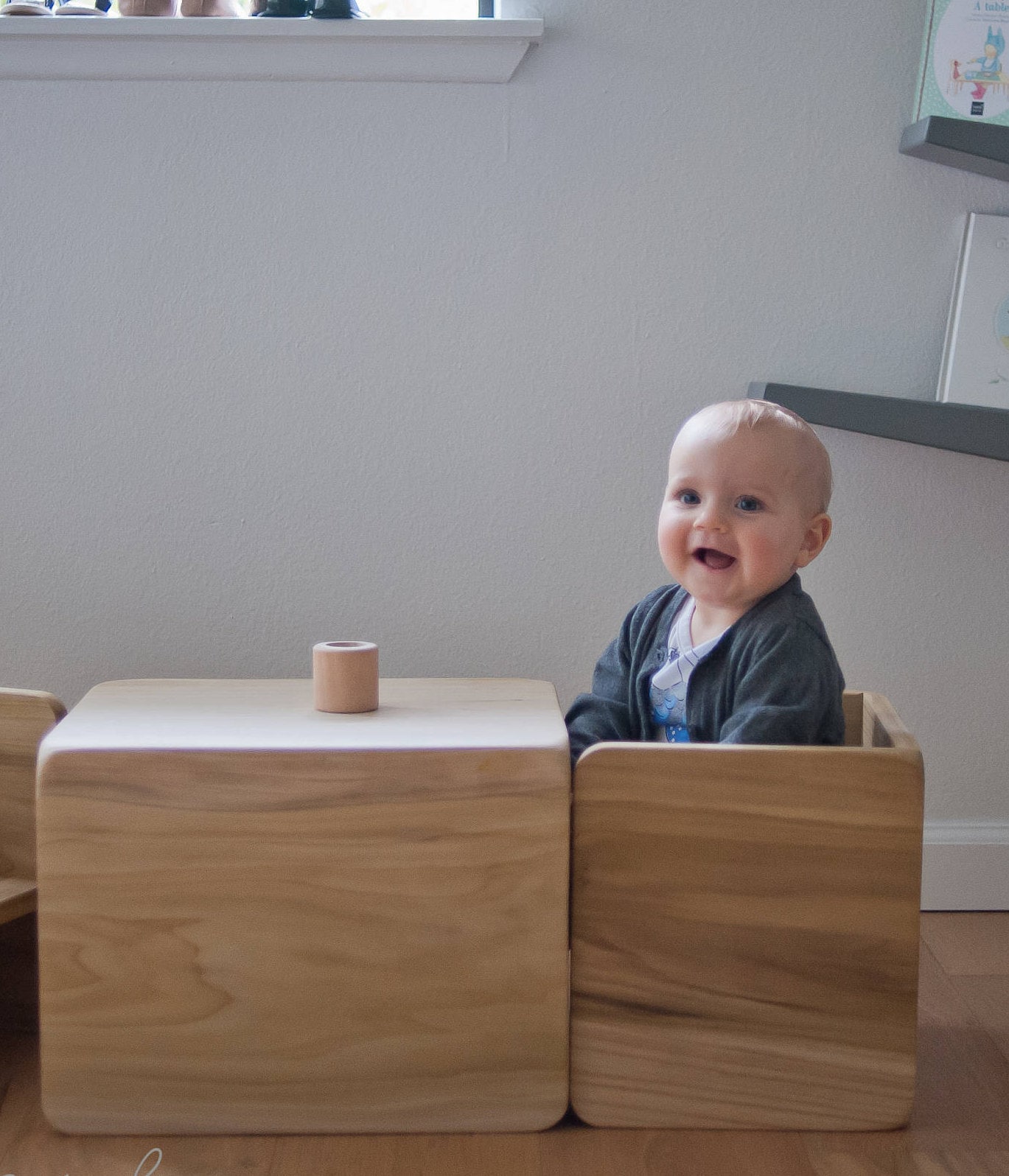 Montessori weaning table and chair outlet