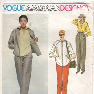 Vogue 2195, Geoffrey Beene, Vogue American Designer, Misses&#39; Jacket, Pants & Top, Sz. 10, Uncut Vogue Pattern