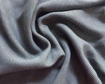 Woven Rayon, 2 1/2 Yards, Black & Ecru