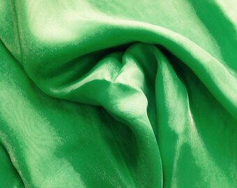 Sparkle Organza, 4 3/8 Yards, Lime Green, Sheer, Polyester, Light & Pouffy Organza