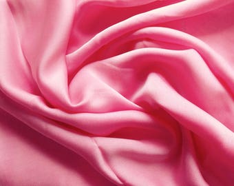 Silk Chiffon, 2 1/8 Yards, 54 " Wide, Seashell Pink, Shimmer Chiffon, Sheer Fabric