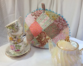 Vintage Sari Fabrics Thatched Cottage Tea Cosy the Tea Shop Cozy