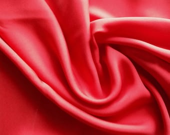 Silk Georgette, 2 Yards, China Red