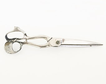 15.4" Scissors Vintage French Tailor Scissors 39 cm Industrial Sewing Dressamaker Retro