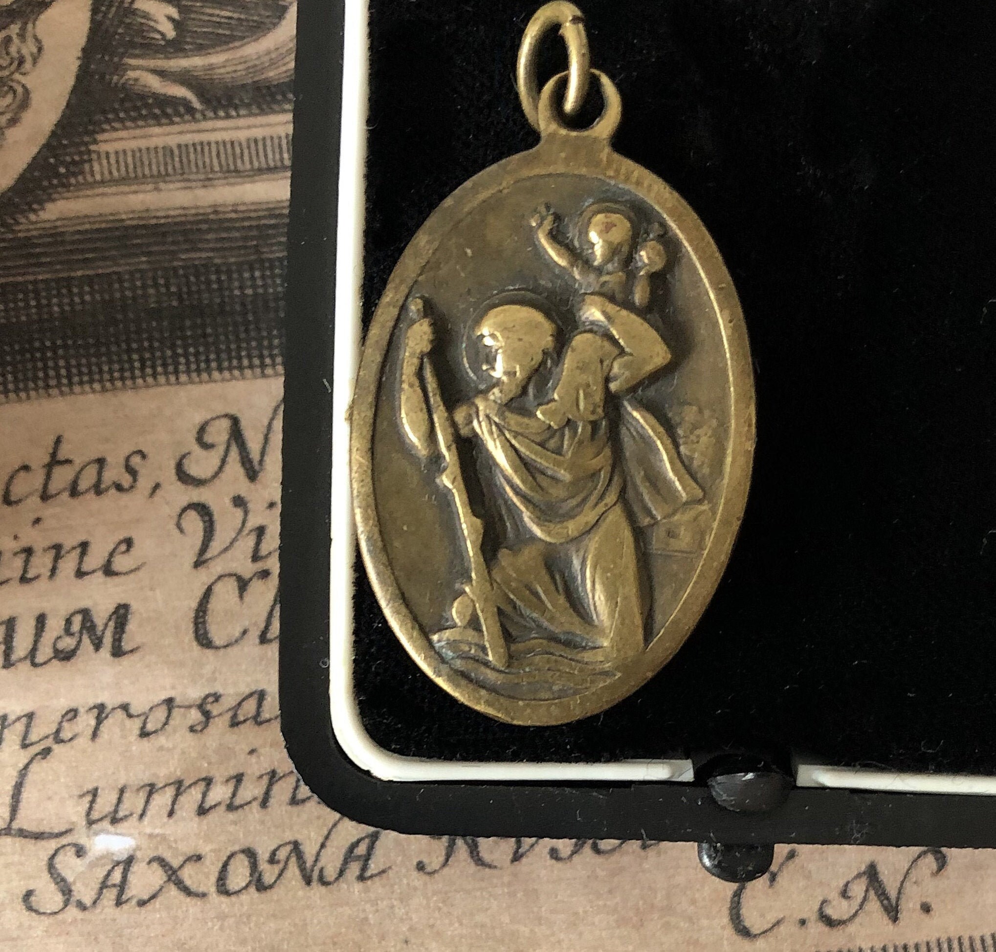 Vintage St Christopher Necklace Shop 